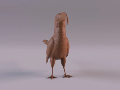 サイチョウ 3Dプリントモデル