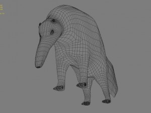 anteater Modèle 3D