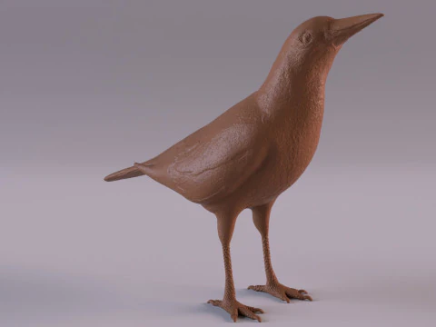Magpie 3D Print Model