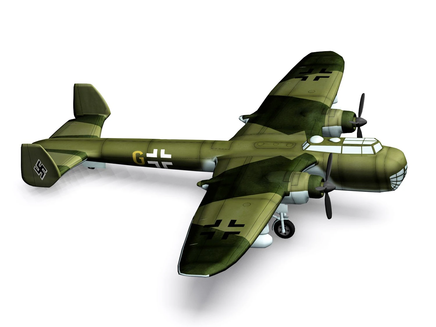 do 217e2 3D Model .c4d .max .obj .3ds .fbx .stl .blend 