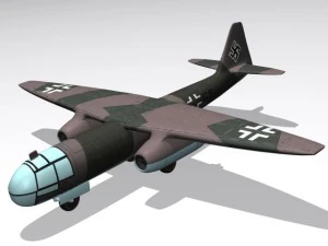 arado234b Modello 3D