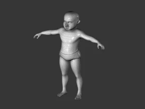 small boy 3D Model