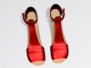 red shoes 3D Model
