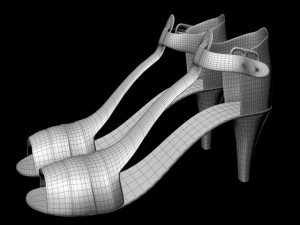 red shoes 3D Model
