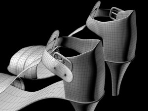 red shoes 3D Model