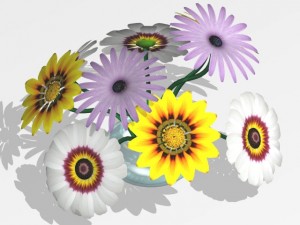 daisies Model 3D