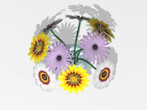 daisies Model 3D