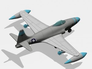 p80 shooting star 3D Model