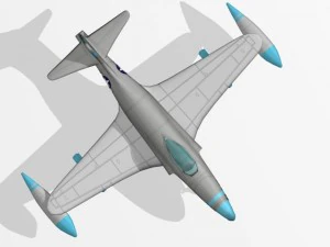 p80 shooting star 3D Model