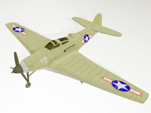 bell p39 airacobra 3Dモデル