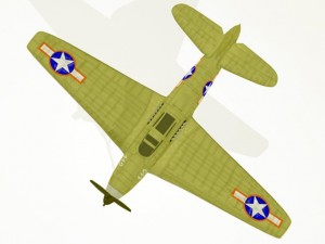 bell p39 airacobra 3Dモデル