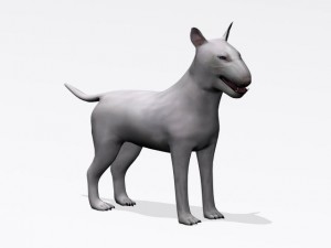 bull terrier 3Dモデル