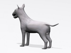 bull terrier 3Dモデル