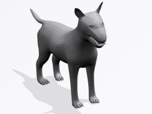 bull terrier 3Dモデル
