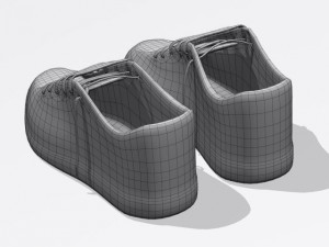 dunlop shoes 3Dモデル