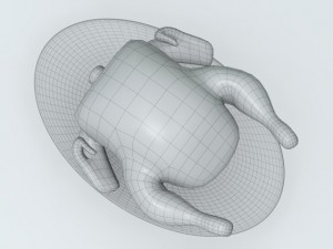 roasted turkey 3D Model