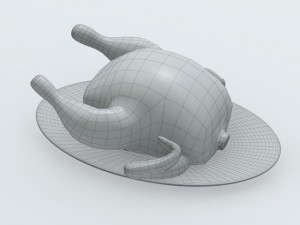 roasted turkey 3D Model
