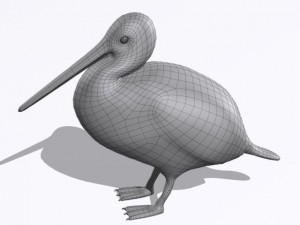 pelican Modello 3D
