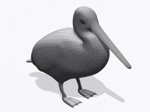pelican Modello 3D