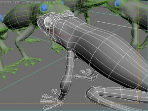 poison frog Modelo 3D