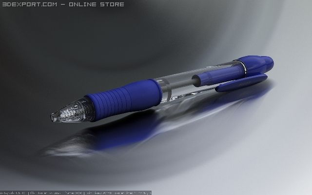 pen Modelo 3D .c4d .max .obj .3ds .fbx .stl .blend 