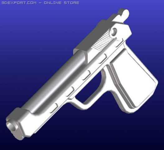 glock 3D 模型 .c4d .max .obj .3ds .fbx .stl .blend