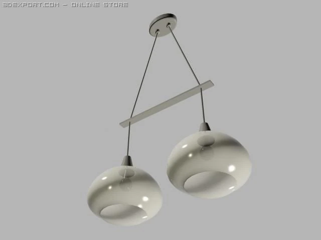 pendulum lamp 0 3D Model .c4d .max .obj .3ds .fbx .stl .blend
