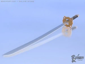 катана самурайський меч 3D Модель
