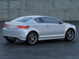 acura coupe concept a1 3D Model