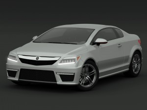 acura coupe concept a1 3D Model