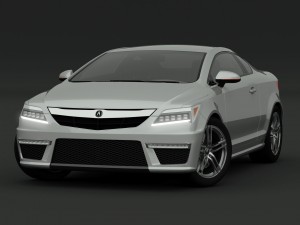 acura coupe concept a1 3D Model