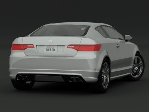 acura coupe concept a1 3D Model