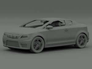 acura coupe concept a1 3D Model