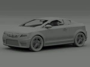 acura coupe concept a1 3D Model