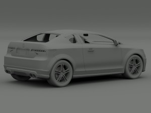 acura coupe concept a1 3D Model