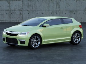 acura sportback concept a1 Model 3D