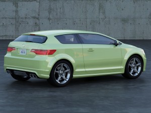 acura sportback concept a1 Modèle 3D