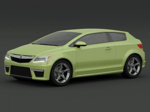 acura sportback concept a1 Modèle 3D