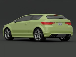acura sportback concept a1 Modèle 3D