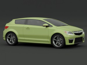 acura sportback concept a1 Modèle 3D