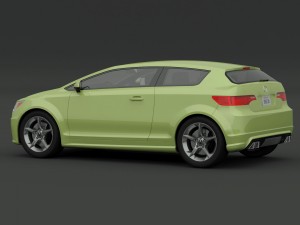 acura sportback concept a1 Modèle 3D