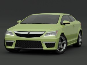 acura sportback concept a1 Modèle 3D