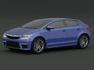 acura hatchback concept a1 3D Model