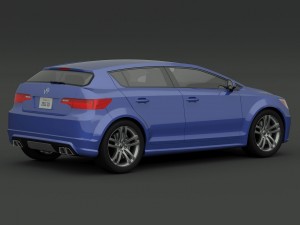 acura hatchback concept a1 3D 模型