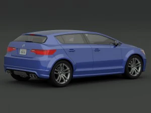 acura hatchback concept a1 3D Model