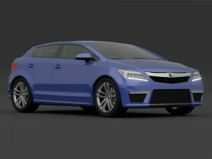 acura hatchback concept a1 3D Model