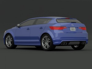 acura hatchback concept a1 3D 模型
