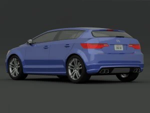 acura hatchback concept a1 3D Model