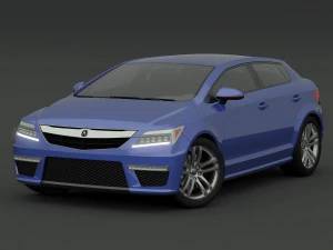 acura hatchback concept a1 3D Model