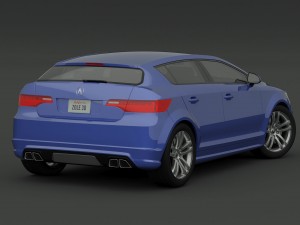 acura hatchback concept a1 3D 模型